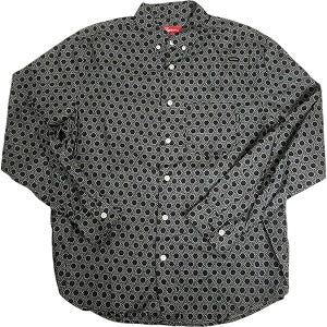 SUPREME シュプリーム 19AW Monogram Shirt Black 長袖シャツ 黒 Size 【S】 【中古品-良い】 20807551