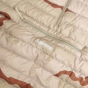 SUPREME シュプリーム 24AW Micro Down Half Zip Hooded Pullover Desert Camo ハーフジップダウンパーカー ベージュ Size 【M】 【新古品・未使用品】 20807569