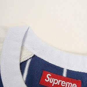 SUPREME シュプリーム 24AW Stripe Raglan L/S Top Navy ロンT 紺 Size 【L】 【新古品・未使用品】 20807577