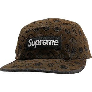 SUPREME シュプリーム 24AW Flocked Denim Camp Cap Black キャンプキャップ 黒 Size 【フリー】 【新古品・未使用品】 20807589