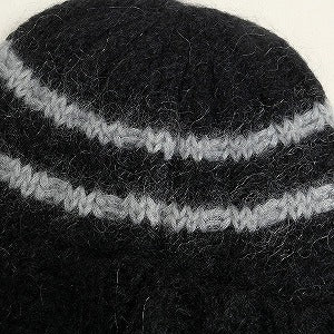 SUPREME シュプリーム 24AW Brushed Stripe Beanie Black ビーニー 黒 Size 【フリー】 【新古品・未使用品】 20807590