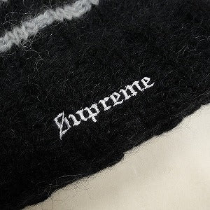 SUPREME シュプリーム 24AW Brushed Stripe Beanie Black ビーニー 黒 Size 【フリー】 【新古品・未使用品】 20807590