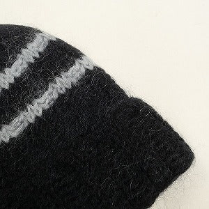 SUPREME シュプリーム 24AW Brushed Stripe Beanie Black ビーニー 黒 Size 【フリー】 【新古品・未使用品】 20807590