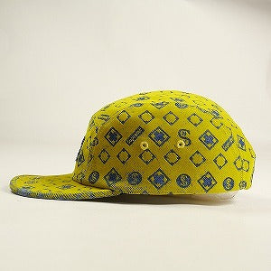 SUPREME シュプリーム 24AW Flocked Denim Camp Cap Yellow キャンプキャップ 黄 Size 【フリー】 【新古品・未使用品】 20807597