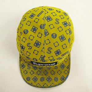 SUPREME シュプリーム 24AW Flocked Denim Camp Cap Yellow キャンプキャップ 黄 Size 【フリー】 【新古品・未使用品】 20807597