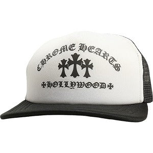 CHROME HEARTS クロム・ハーツ KING TACO TRUCKER CAP 3 CROSSES BLACK メッシュキャップ 黒白 Size 【フリー】 【新古品・未使用品】 20807600