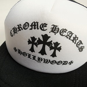 CHROME HEARTS クロム・ハーツ KING TACO TRUCKER CAP 3 CROSSES BLACK メッシュキャップ 黒白 Size 【フリー】 【新古品・未使用品】 20807600