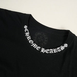 CHROME HEARTS クロム・ハーツ NECK LOGO POCKET S/S T-SHIRT BLACK/WHITE Tシャツ 黒 Size 【L】 【新古品・未使用品】 20807601