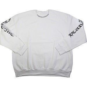 CHROME HEARTS クロム・ハーツ NECK LOGO CREW SWEAT WHITE クルーネックスウェット 白 Size 【XL】 【新古品・未使用品】 20807604