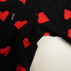 SUPREME シュプリーム 17SS Hearts Rayon Shirt Black 半袖シャツ 黒 Size 【S】 【中古品-良い】 20807619