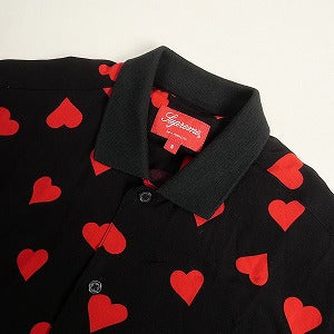 SUPREME シュプリーム 17SS Hearts Rayon Shirt Black 半袖シャツ 黒 Size 【S】 【中古品-良い】 20807619