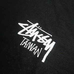 STUSSY ステューシー 24AW STOCK TAIWAN TEE BLACK 台湾限定Tシャツ 黒 Size 【L】 【新古品・未使用品】 20807626