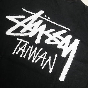 STUSSY ステューシー 24AW STOCK TAIWAN TEE BLACK 台湾限定Tシャツ 黒 Size 【L】 【新古品・未使用品】 20807626