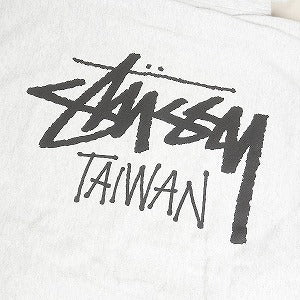 STUSSY ステューシー 24AW STOCK TAIWAN ZIP HOOD ASH HEATHER 台湾限定ジップパーカー 薄灰 Size 【L】 【新古品・未使用品】 20807634