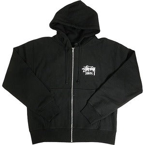 STUSSY ステューシー 24AW STOCK TAIWAN ZIP HOOD BLACK 台湾限定ジップパーカー 黒 Size 【XL】 【新古品・未使用品】 20807636