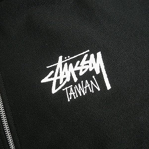 STUSSY ステューシー 24AW STOCK TAIWAN ZIP HOOD BLACK 台湾限定ジップパーカー 黒 Size 【XL】 【新古品・未使用品】 20807636