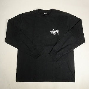 STUSSY ステューシー 24AW STOCK TAIWAN LS TEE BLACK 台湾限定ロンT 黒 Size 【L】 【新古品・未使用品】 20807643