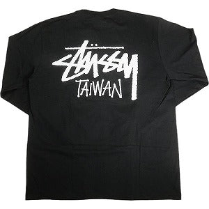 STUSSY ステューシー 24AW STOCK TAIWAN LS TEE BLACK 台湾限定ロンT 黒 Size 【XL】 【新古品・未使用品】 20807644