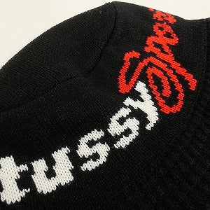 STUSSY ステューシー 24AW KNIT BUCKET HAT STUSSY SPORT BLACK ハット 黒 Size 【L/XL】 【新古品・未使用品】 20807670