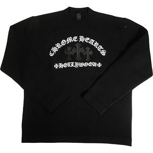 CHROME HEARTS クロム・ハーツ CSHMR SUPERTOUCH CREW SWEATER BLACK カシミアセーター 黒 Size 【L】 【新古品・未使用品】 20807708