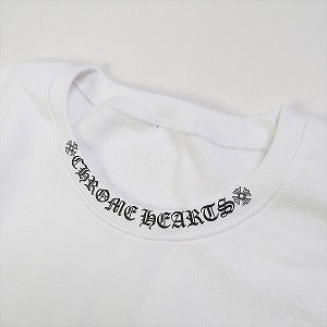 CHROME HEARTS クロム・ハーツ NECK LOGO CREW SWEAT WHITE クルーネックスウェット 白 Size 【XL】 【新古品・未使用品】 20807722