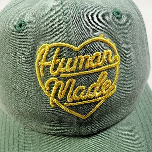 HUMAN MADE ヒューマンメイド 24SS 6 PANEL CAP #1 GREEN HM27GD011 ハートロゴキャップ 緑 Size 【フリー】 【新古品・未使用品】 20807796