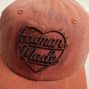 HUMAN MADE ヒューマンメイド 24AW 6PANEL TWILL CAP #1 ORANGE HM28GD027 ハートロゴキャップ オレンジ Size 【フリー】 【新古品・未使用品】 20807799