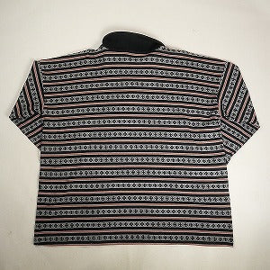 CHROME HEARTS クロム・ハーツ MATTY BOY PPO Y Not Stripe Cross Polo 長袖ポロシャツ 黒灰 Size 【L】 【新古品・未使用品】 20807808