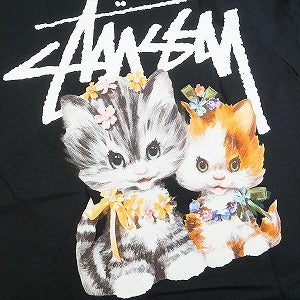 STUSSY ステューシー 23SS KITTENS TEE BLACK Tシャツ 黒 Size 【L】 【新古品・未使用品】 20807838