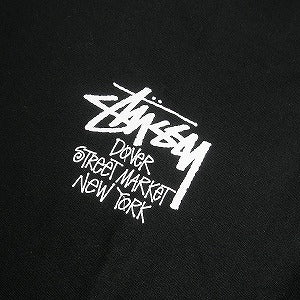 STUSSY ステューシー ×DOVER STREET MARKET 23AW STOCK DSM NEW YORK BLACK TEE Tシャツ 黒 Size 【M】 【新古品・未使用品】 20807843