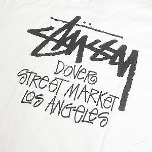 STUSSY ステューシー ×DOVER STREET MARKET 23AW STOCK DSM LOS ANGELES WHITE TEE Tシャツ 白 Size 【L】 【新古品・未使用品】 20807847