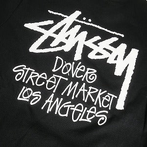 STUSSY ステューシー ×DOVER STREET MARKET 23AW STOCK DSM LOS ANGELES L/S TEE BLACK ロンT 黒 Size 【M】 【新古品・未使用品】 20807848