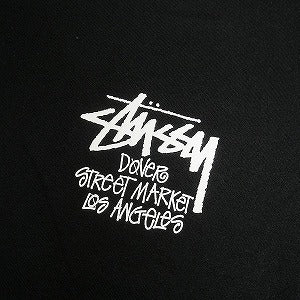 STUSSY ステューシー ×DOVER STREET MARKET 23AW STOCK DSM LOS ANGELES L/S TEE BLACK ロンT 黒 Size 【M】 【新古品・未使用品】 20807848