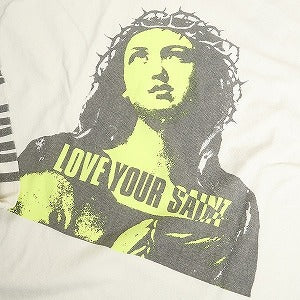 SAINT MICHAEL セント マイケル 24AW LS TEE/LOVE UR SAINT / WHITE ロンT 白 Size 【XL】 【新古品・未使用品】 20807865