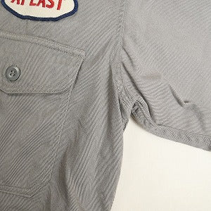 At Last ＆ Co アットラスト/BUTCHER PRODUCTS ブッチャープロダクツ AT LAST WORK SHIRT S-S 半袖シャツ 灰 Size 【15】 【中古品-良い】 20807876