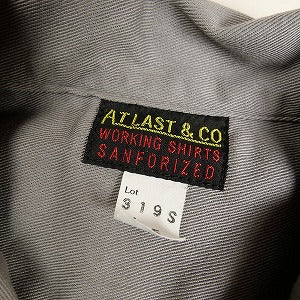 At Last ＆ Co アットラスト/BUTCHER PRODUCTS ブッチャープロダクツ AT LAST WORK SHIRT S-S 半袖シャツ 灰 Size 【15】 【中古品-良い】 20807876