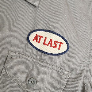 At Last ＆ Co アットラスト/BUTCHER PRODUCTS ブッチャープロダクツ AT LAST WORK SHIRT S-S 半袖シャツ 灰 Size 【15】 【中古品-良い】 20807876