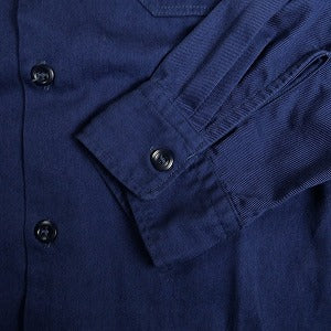 At Last ＆ Co アットラスト/BUTCHER PRODUCTS ブッチャープロダクツ AT LASTWORK SHIRT 長袖シャツ 紺 Size 【15】 【中古品-良い】 20807877