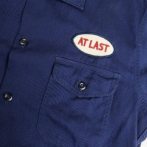 At Last ＆ Co アットラスト/BUTCHER PRODUCTS ブッチャープロダクツ AT LASTWORK SHIRT 長袖シャツ 紺 Size 【15】 【中古品-良い】 20807877