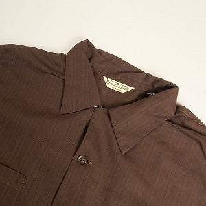 At Last ＆ Co アットラスト/BUTCHER PRODUCTS ブッチャープロダクツ AKIHA SHIRT 長袖シャツ 茶 Size 【15.5】 【中古品-非常に良い】 20807886