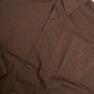 At Last ＆ Co アットラスト/BUTCHER PRODUCTS ブッチャープロダクツ AKIHA SHIRT 長袖シャツ 茶 Size 【15.5】 【中古品-非常に良い】 20807886