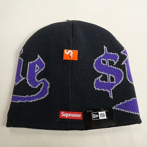 SUPREME シュプリーム 24AW New Era Accent Beanie Navy ビーニー 紺 Size 【フリー】 【新古品・未使用品】 20807957