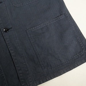 At Last ＆ Co アットラスト/BUTCHER PRODUCTS ブッチャープロダクツ UTILITY JACKET HERRINGBONE ジャケット 紺 Size 【38】 【中古品-良い】 20807976