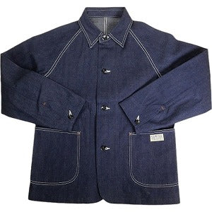 At Last ＆ Co アットラスト/BUTCHER PRODUCTS ブッチャープロダクツ LOT677J COVERALL DENIM カバーオールジャケット インディゴ Size 【38】 【中古品-ほぼ新品】 20807978