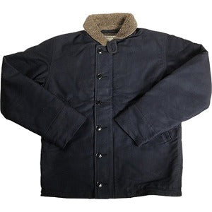 At Last ＆ Co アットラスト/BUTCHER PRODUCTS ブッチャープロダクツ N-1 DECK JKT NAVY デッキジャケット 紺 Size 【38】 【中古品-非常に良い】 20807986