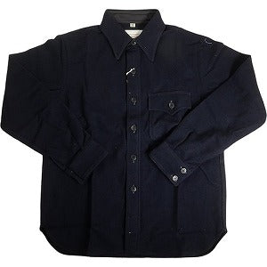 At Last ＆ Co アットラスト/BUTCHER PRODUCTS ブッチャープロダクツ CPO SHIRTS DARK PURPLE 長袖シャツ 紺 Size 【15】 【新古品・未使用品】 20807990