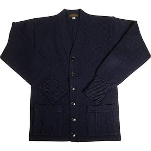 At Last ＆ Co アットラスト/BUTCHER PRODUCTS ブッチャープロダクツ BUTTON CARDIGAN WOOL NAVY カーディガン 紺 Size 【36】 【中古品-非常に良い】 20807996