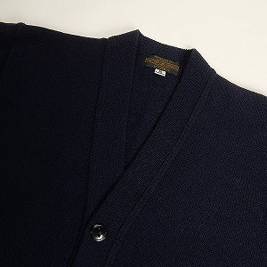 At Last ＆ Co アットラスト/BUTCHER PRODUCTS ブッチャープロダクツ BUTTON CARDIGAN WOOL NAVY カーディガン 紺 Size 【36】 【中古品-非常に良い】 20807996