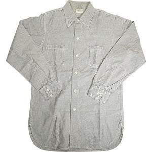 At Last ＆ Co アットラスト/BUTCHER PRODUCTS ブッチャープロダクツ WORK CHAMBRAY SHIRT 長袖シャツ 灰 Size 【14.5】 【中古品-良い】 20808010