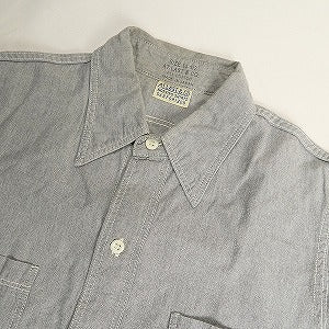 At Last ＆ Co アットラスト/BUTCHER PRODUCTS ブッチャープロダクツ WORK CHAMBRAY SHIRT 長袖シャツ 灰 Size 【14.5】 【中古品-良い】 20808010